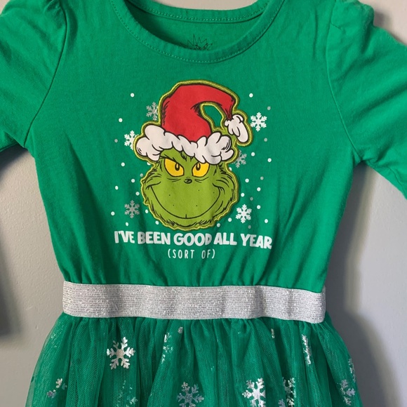 Dr. Seuss The Grinch Kids Dress - Picture 3 of 7